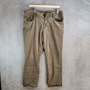 Buffalo David Bitton Jeans Men 38 X 30 Brown Denim Cotton High Rise Straight Leg
